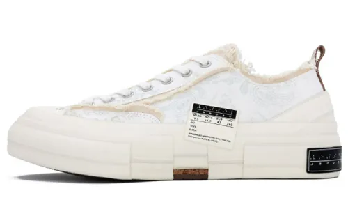 VESSEL G.O.P. Lows Paisley Flourescence Low top Canvas Shoes Unisex White