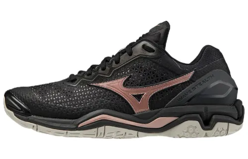 Mizuno Wave Stealth 5 Low Tops Training Shoe Black Pink
