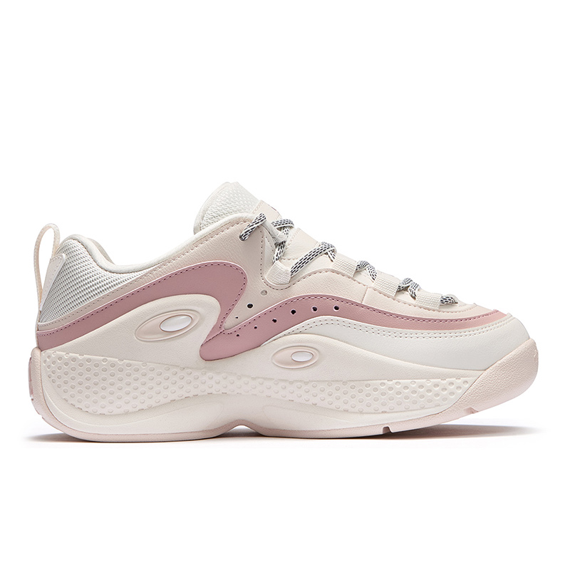 FILA FUSION Cushioning Low top Basketball Shoes Women’s White Pink