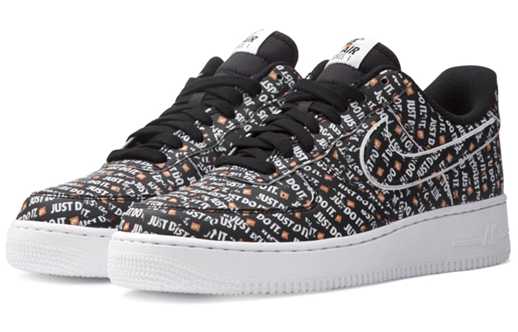 Кеды Nike Air Force 1 07 LV8 JDI (черные) — Чёрный — фото 4