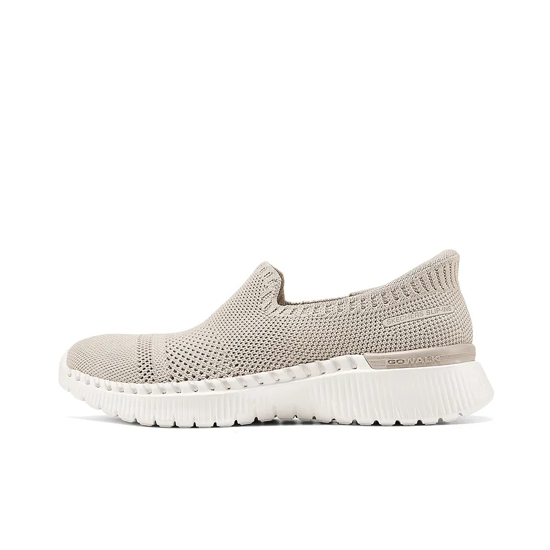 Skechers Women's GO WALK Mesh Low top Training Shoes Women's Beige