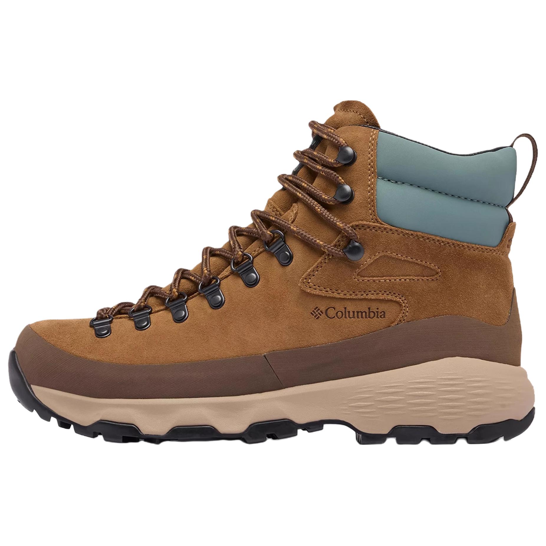 Columbia Non Slip And Waterproof Mid top Mountaineering Hiking Shoes Men’s Brown