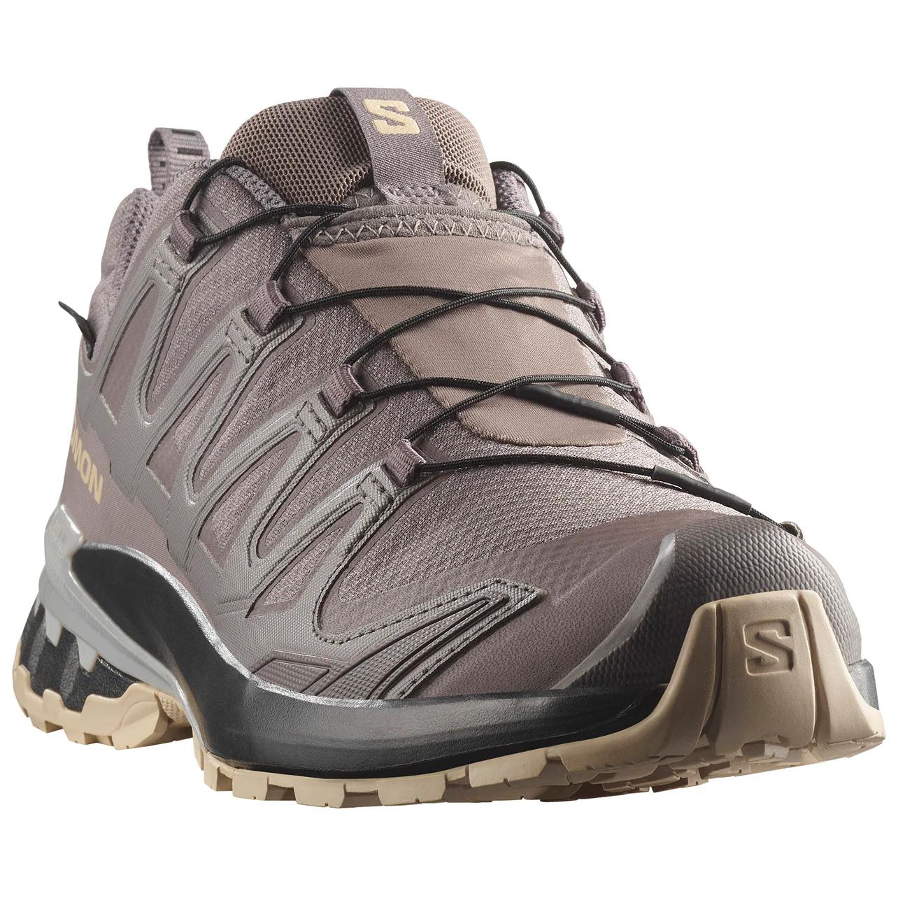 SALOMON XA Pro 3D V9 Slip Resistant Abrasion Resistant Low top Mountaineering Shoes Women’s Gray Black