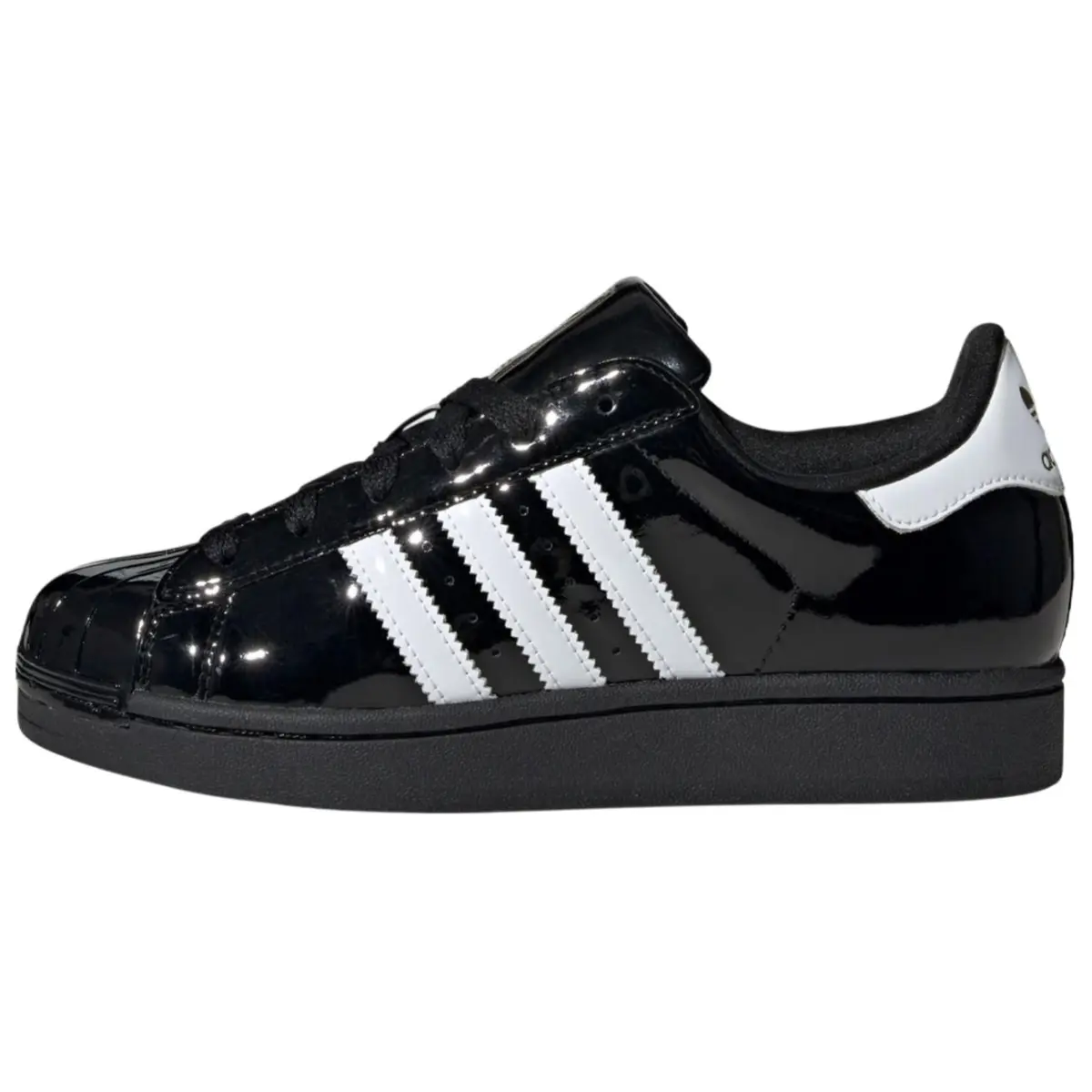 Adidas Originals Superstar 2 Patent Leather Low top Skateboard Shoes Women's Black