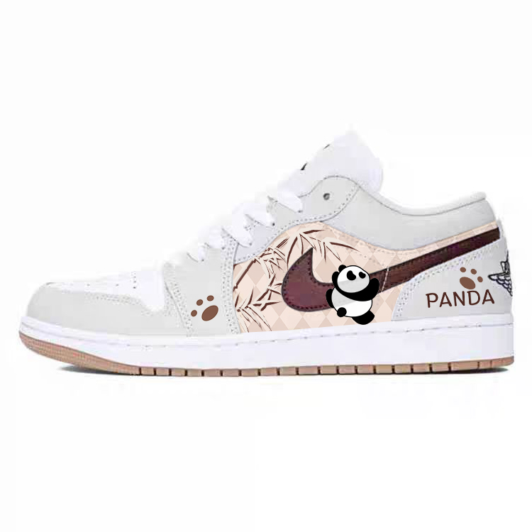 Jordan Air Jordan 1 Vintage Basketball Shoes Unisex Low Top White/Gray