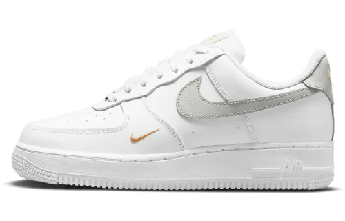 Nike Air Force 1 07 essential mini hook low top sneakers women's mung bean gray