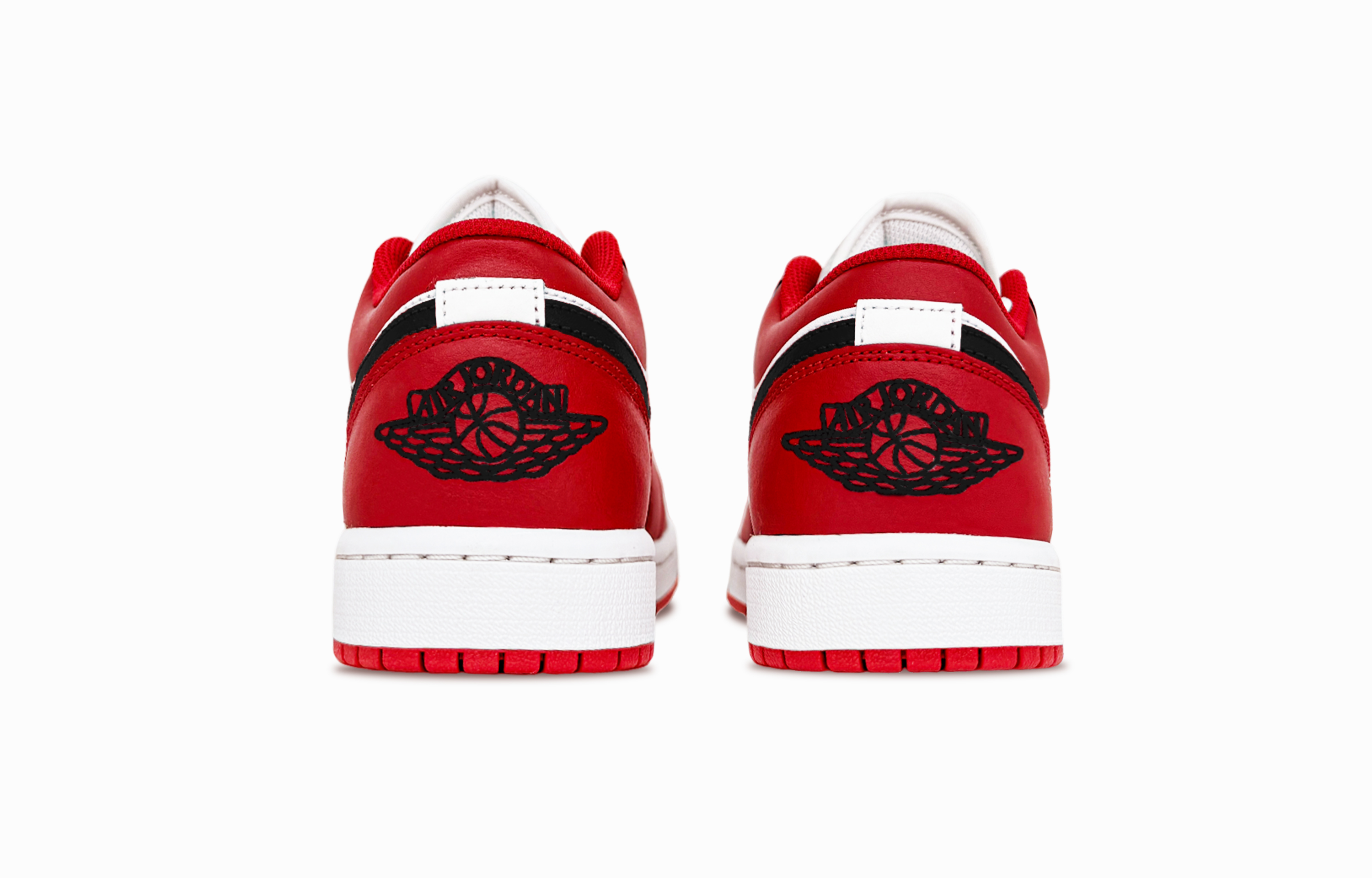 Jordan Air Jordan 1 Yidong Red Abrasion Resistant Abrasion Resistant Low top Vintage Basketball Shoes Unisex Red Black
