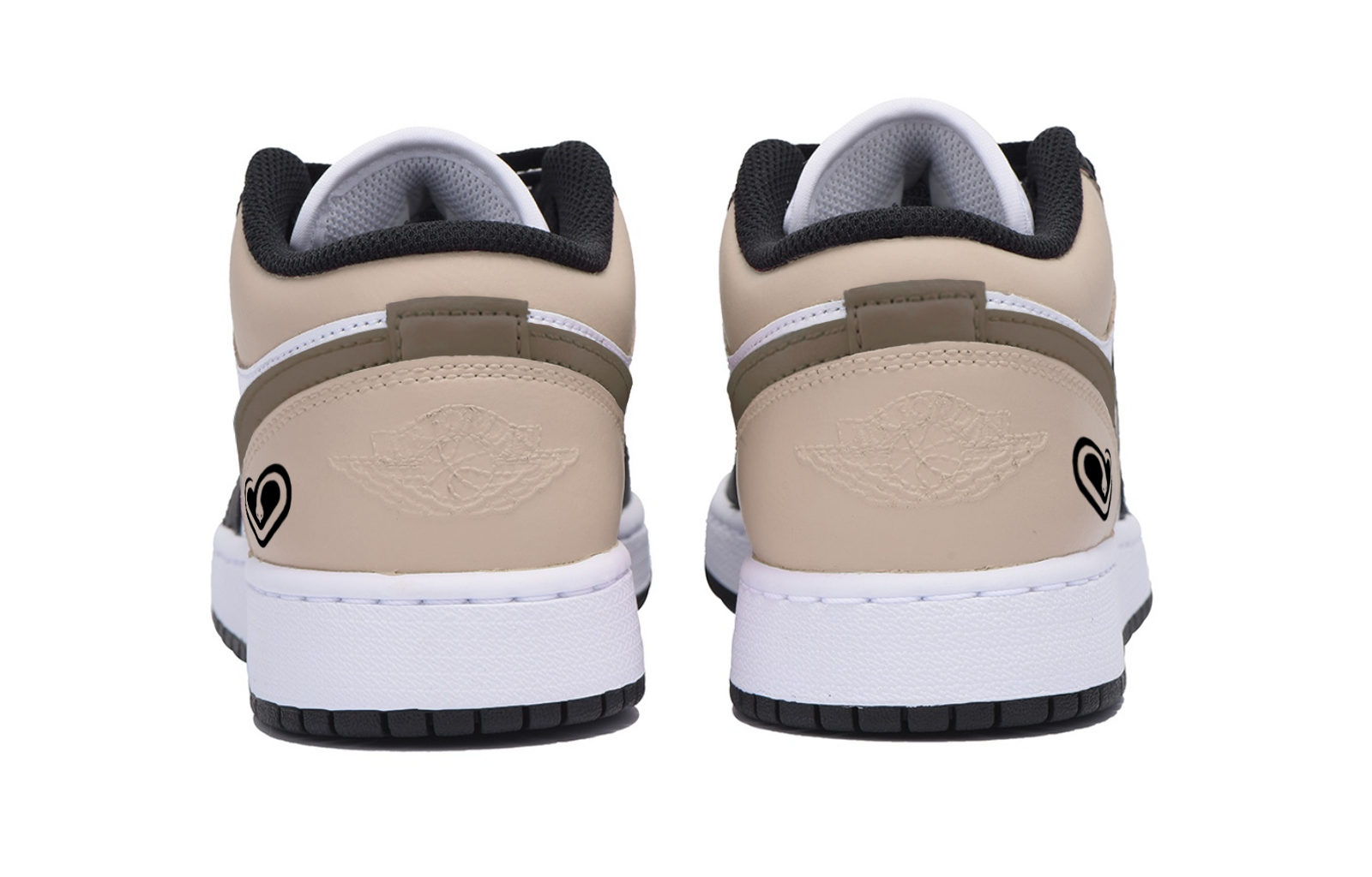 Jordan Air Jordan 1 Puppy Fragment, Year Of The Snake Low top Vintage Basketball Shoes Men’s Black