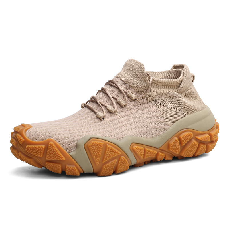 MODE FULL Cushioning Slip Resistant Abrasion Resistant Support Impact Resistant Low top Hiking Shoes Men’s