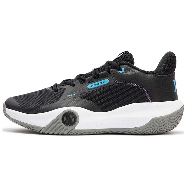 361° Abrasion Resistant Low top Basketball Shoes Men’s Black Blue