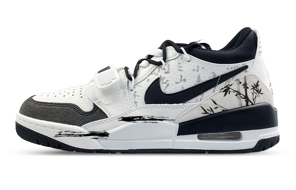 Jordan Legacy 312 Low top Vintage Basketball Shoes Men’s Black White