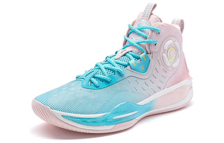 XTEP Wind Style 2 High top Basketball Shoes Men’s Blue Pink
