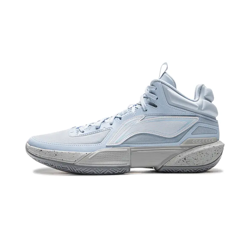 Li Ning Light Speed 2MID Cushioning Slip Resistant Abrasion Resistant Mid top Basketball Shoes Men's Blue