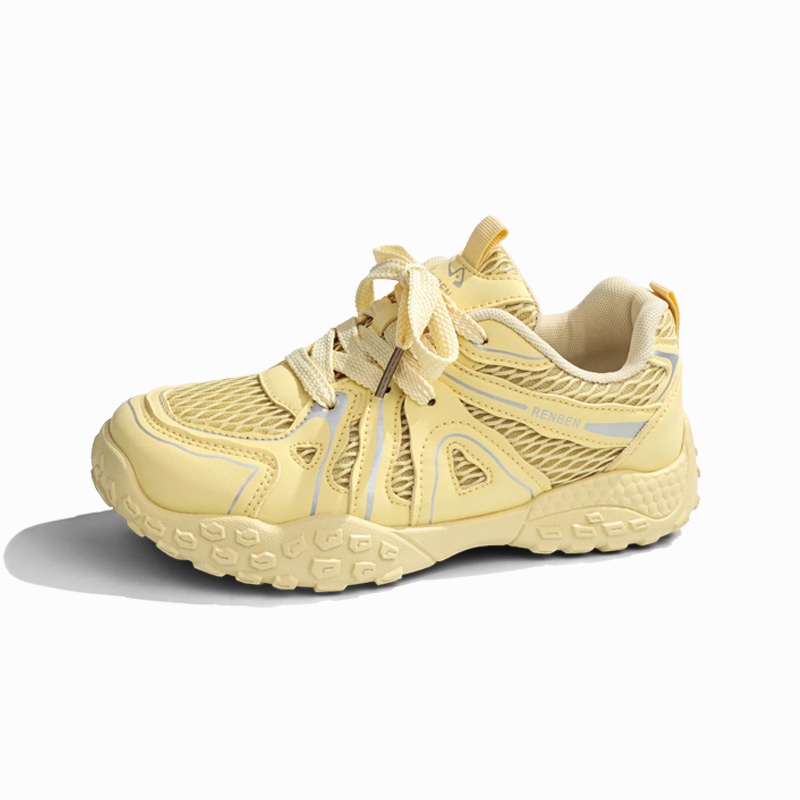 RENBEN Breathable, Lightweight, Slip Resistant Low top Hiking Shoes Women’s Yellow