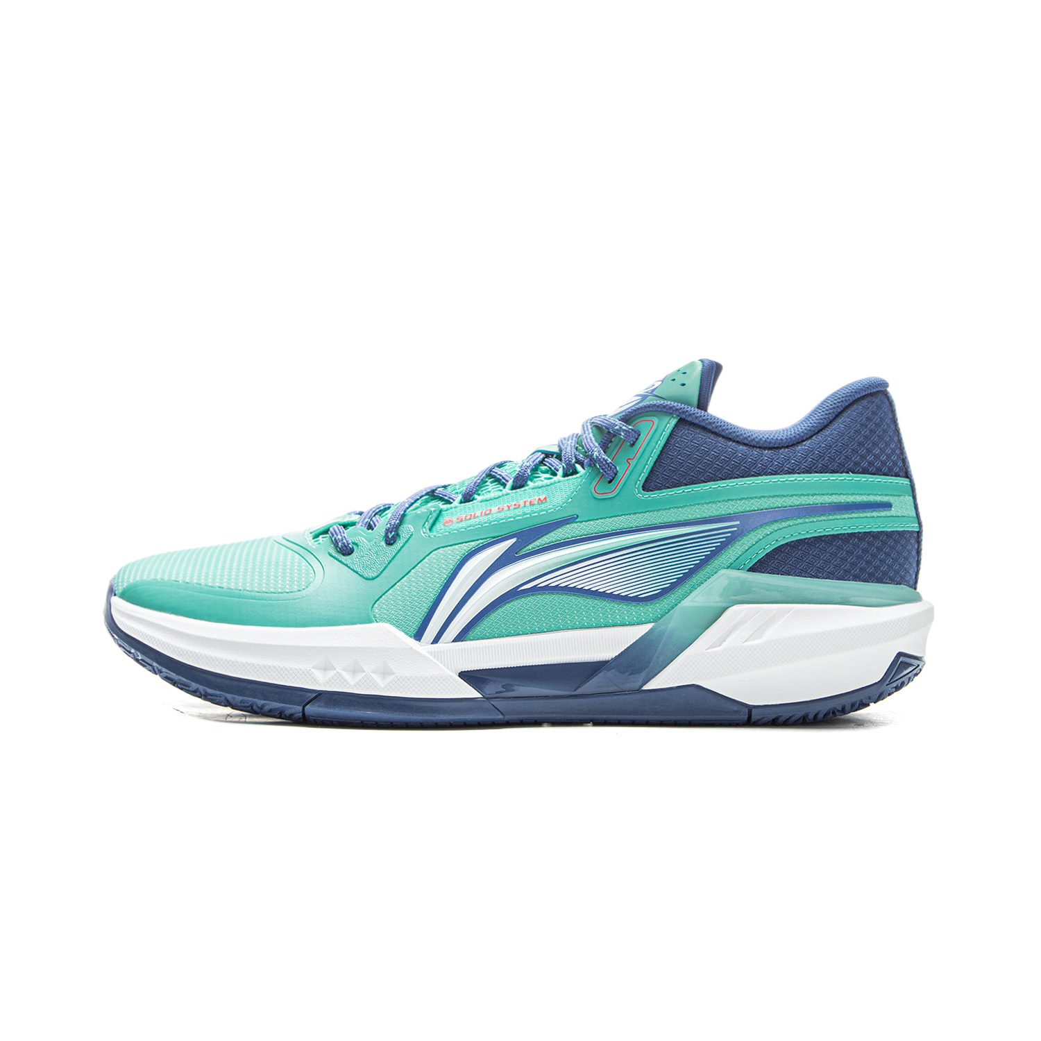 Li Ning Light Speed 3mid Low top Basketball Shoes Men’s Pool Blue Deep Sail Blue