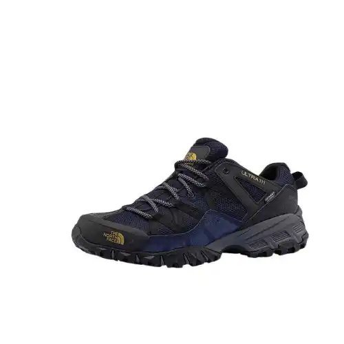 THE NORTH FACE ULTRA Abrasion Resistant Waterproof Support Grip Low top Hiking Shoes Men's Black Blue
