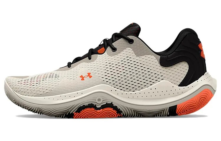 Under Armour Spawn 4 Comfortable Round Toe Fabric Cushioning Slip Resistant Abrasion Resistant Breathable