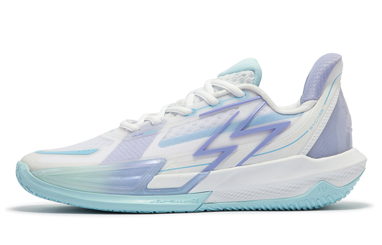 361° Big3 4.0 QUICK skates, comfortable sports low-top basketball shoes, women's model, glacier blue