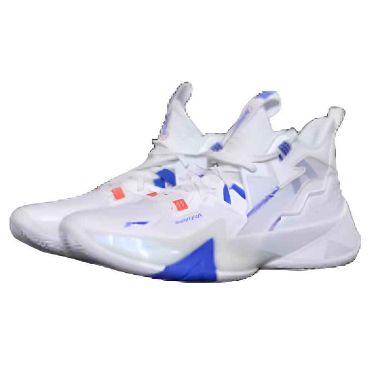 Li Ning Basketball Collection Comfortable And Trendy Slip Resistant Abrasion Resistant Mid top Basketball Shoes Men’s