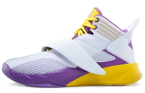 Shock-absorbing non-slip wear-resistant basketball shoes with velcro