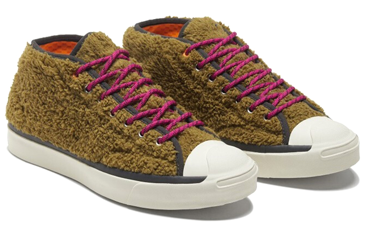 Кеды Converse Jack Purcell (коричнево-бежевые) — Коричневый / бежевый — фото 3