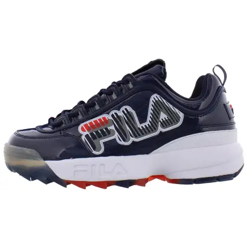 FILA Disruptor 2 Leather Low top Training Shoes Men's Blue