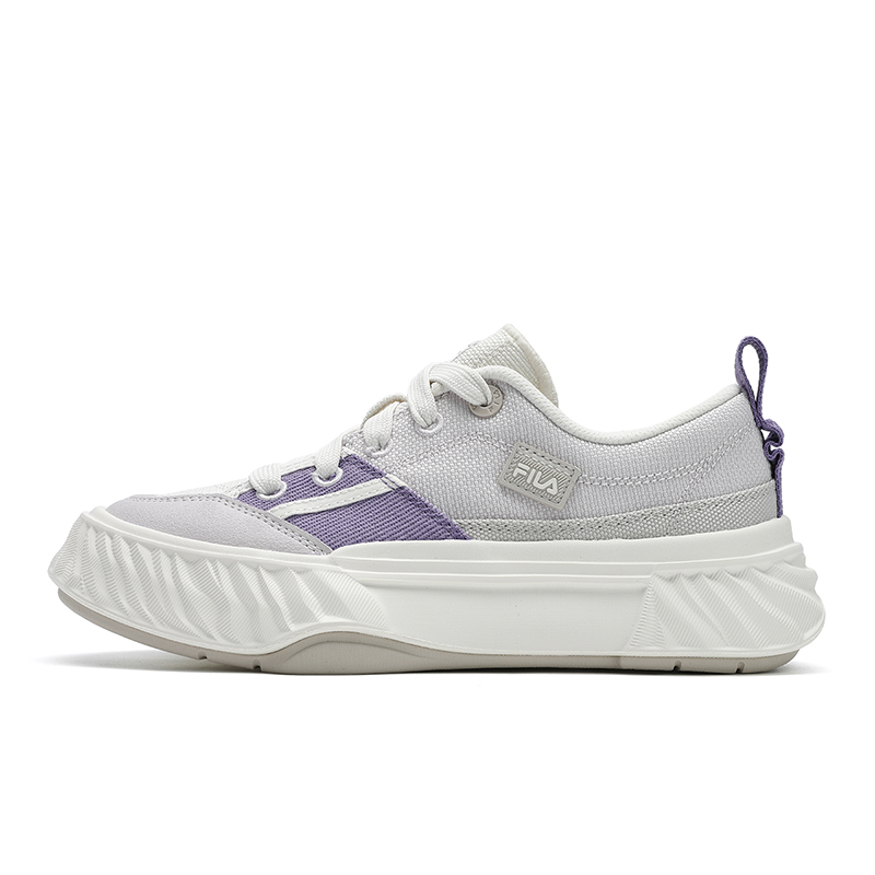 FILA Fosso Low top Canvas Shoes Women's Purple Gray