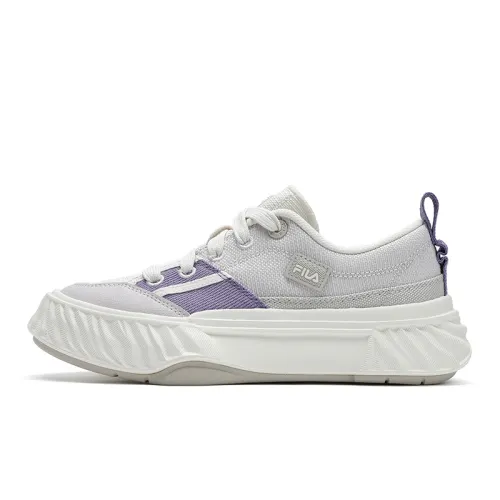 FILA Fosso Low top Canvas Shoes Women's Purple Gray