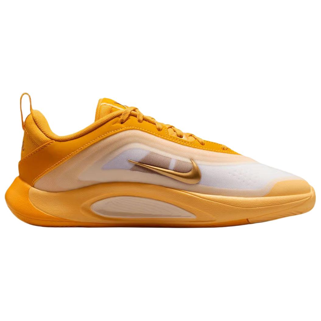 Nike A’One Abrasion Resistant Abrasion Resistant Low top Basketball Shoes Women’s Metal Gold