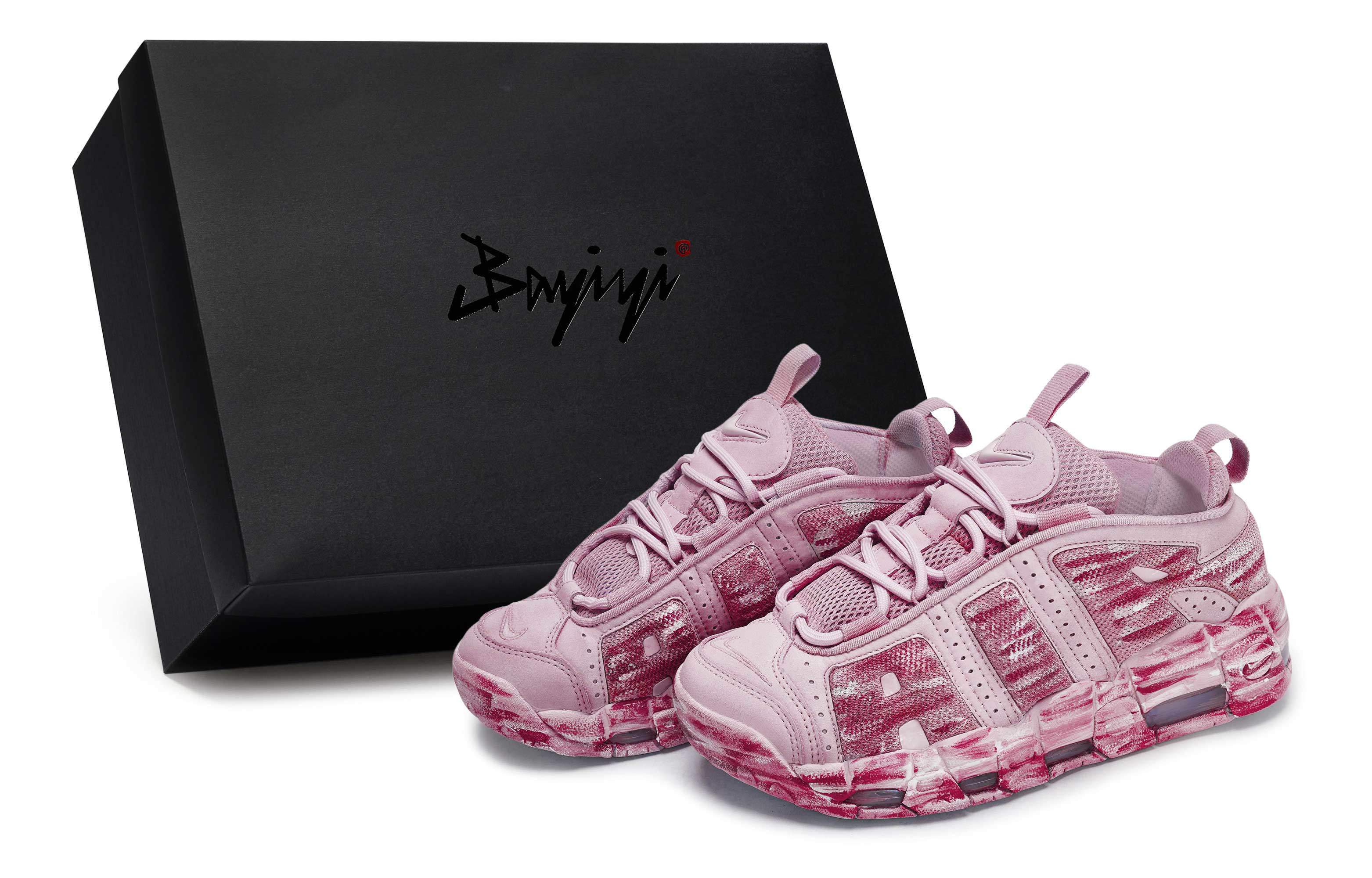 Nike Air More Uptempo Made In 811, Yunyi Nanshan Powder, Special Shoebox Abrasion Resistant Low top