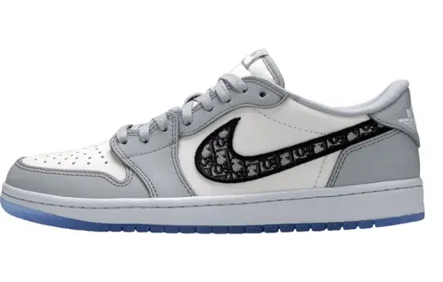 JORDAN 1 Low X Dior 'White Grey'