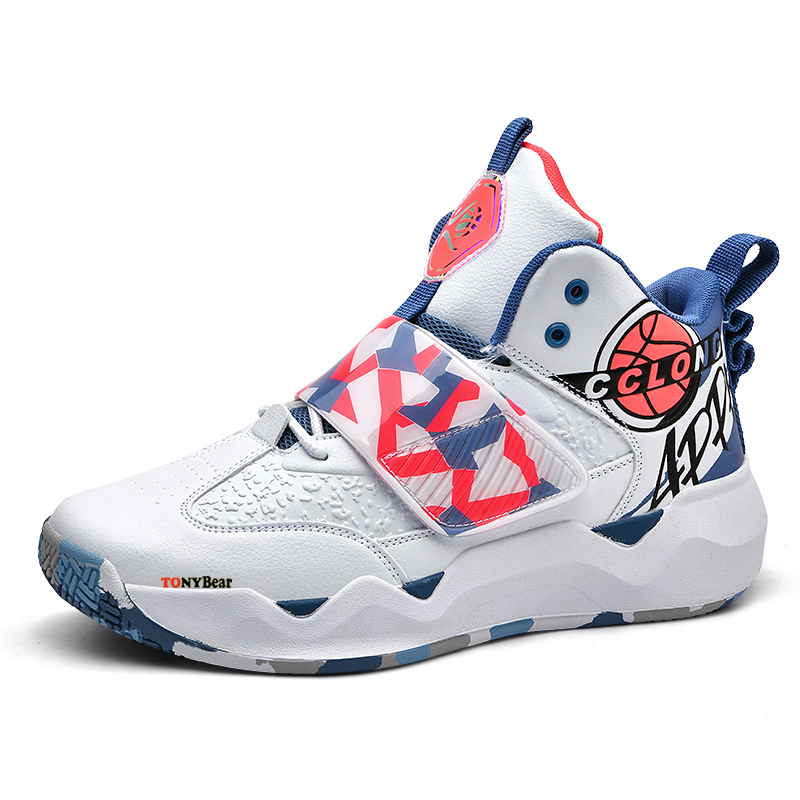 TONYBEAR Comfortable And Breathable Slip Resistant Slip Resistant High top Basketball Shoes Men’s