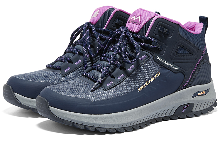 Skechers Versatile Mid top Outdoor Shoes Women’s Blue Purple