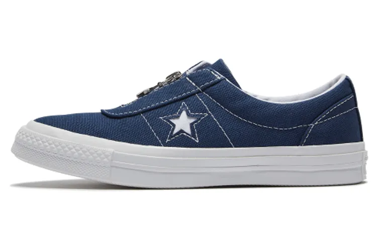 Converse One Star Navy Blue Zipper Women's
