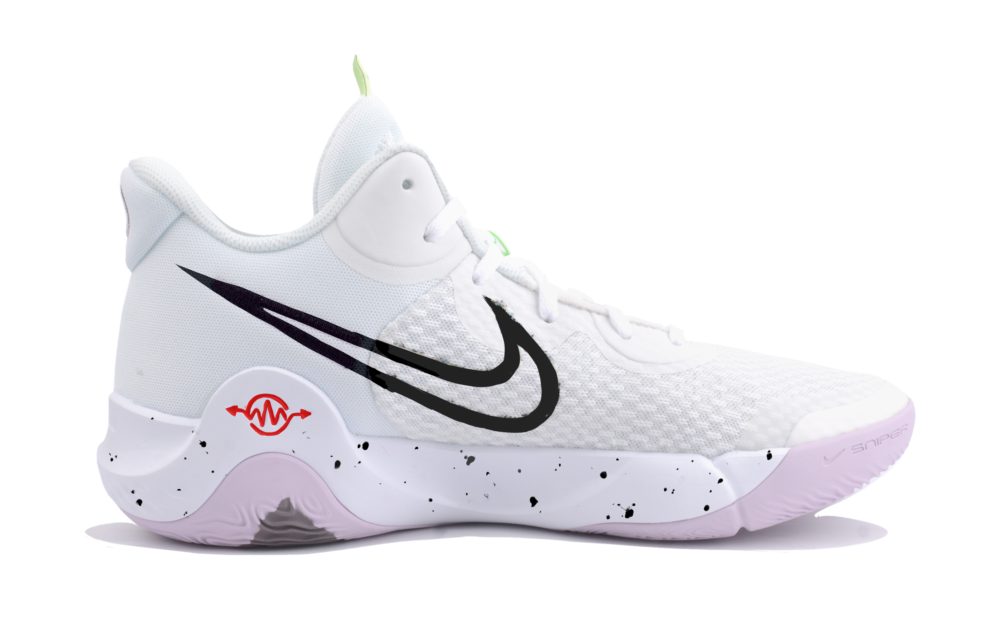 Nike KD Trey 5 IX Rocket Mercenary Abrasion Resistant Abrasion Resistant Mid top Vintage Basketball Shoes Unisex