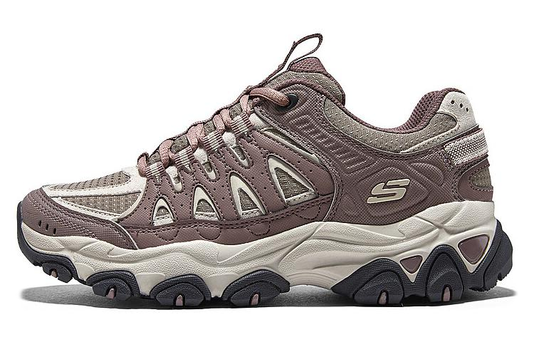 Skechers DLites Training Shoes ‘Brown Beige Mauve’ Women’s