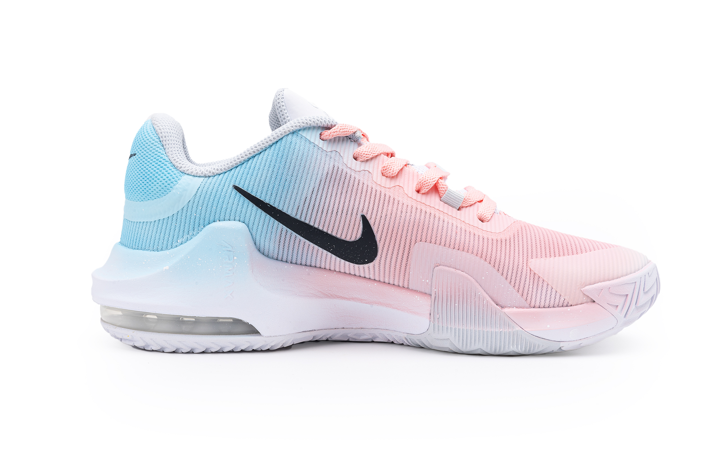Nike Air Max Impact 4 Star Moon Night Fantasy Mesh Cushioning Slip Resistant Low top Basketball Shoes Men’s Blue Pink
