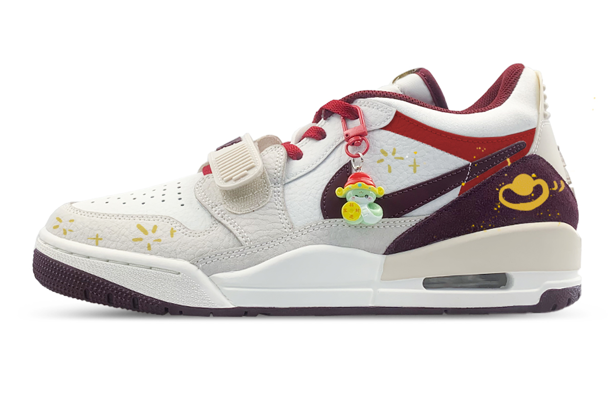 Jordan Legacy 312 Abrasion Resistant Slip Resistant Low top Vintage Men’s White