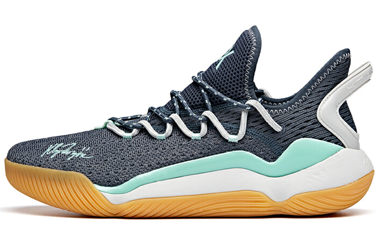 Anta Light Cavalry 5 Cushioning, Wear Resistant Low top Basketball Shoes Men's Stone Gray