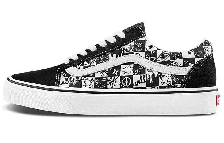 Old Skool Vans 'Doodle Checkerboard'