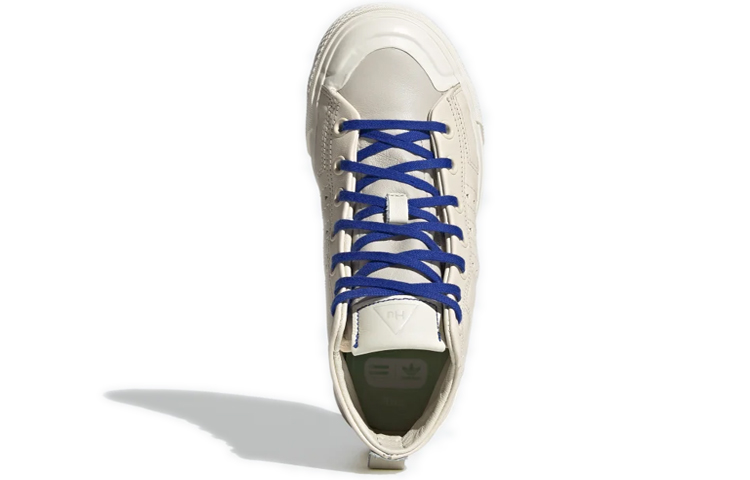 Кеды adidas originals NIZZA Hi (бело-коричневые) — фото 5