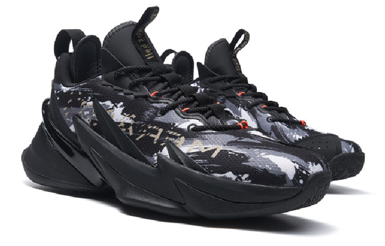 XTEP War Mastiff 2.0 Basketball Shoes Men’s Low Top Black