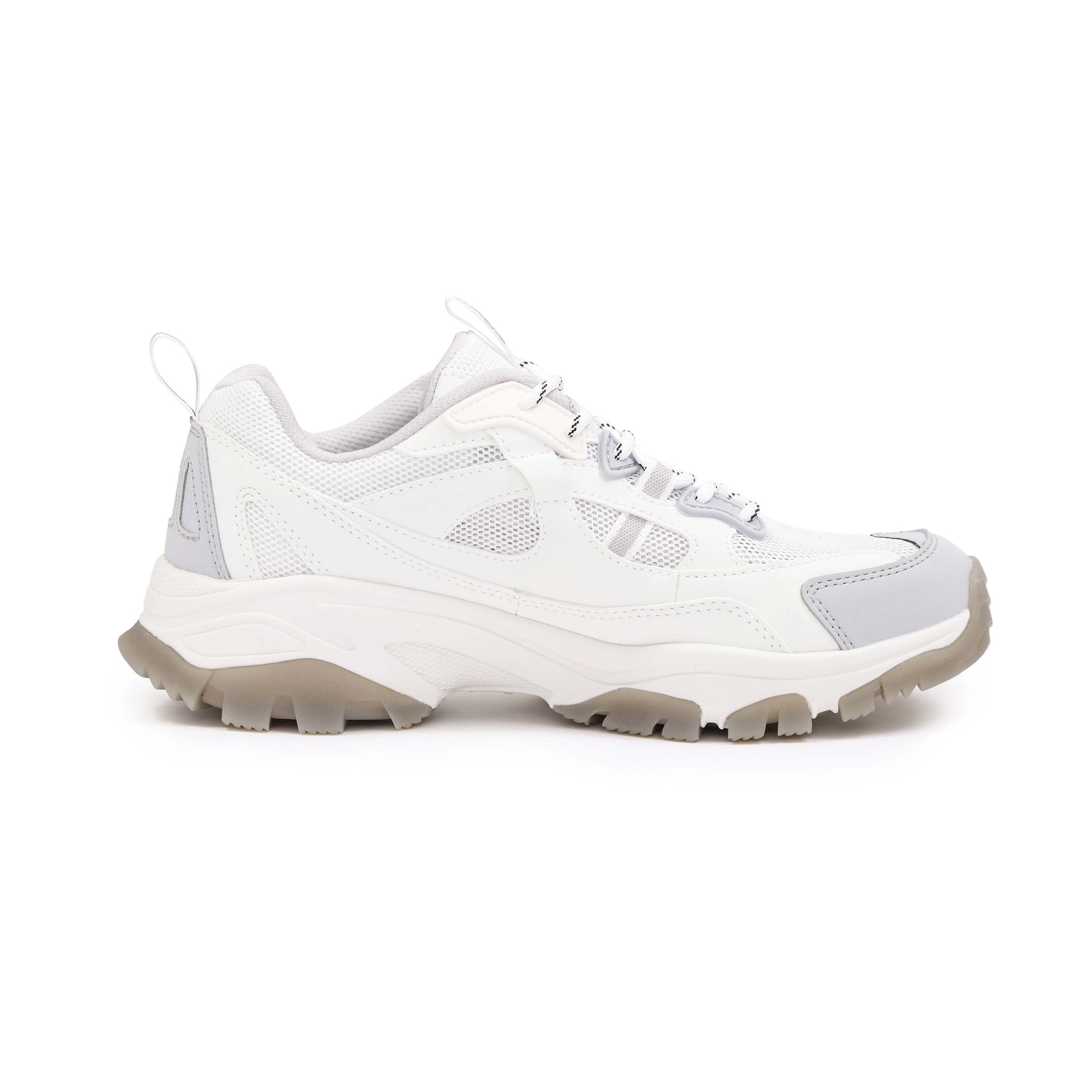 TOREAD Cushioning Anti-Slip Wear-Resistant Breathable Grip Low-Top Trekking Shoes Women’s Raw White Premium Gray