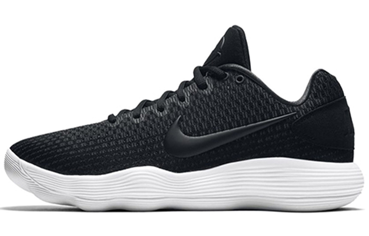 Nike Hyperdunk 2017 React Low EP low-top basketball shoes men's black and white