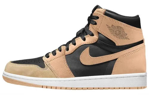 Jordan Air Jordan 1 High OG Heirloom Slip Resistant Abrasion Resistant High top Vintage Basketball Shoes Men's