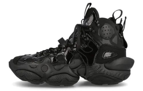 Li Ning New York Fashion Week Runway Style ACE Comfortable High top Vintage Basketball Shoes Unisex Black