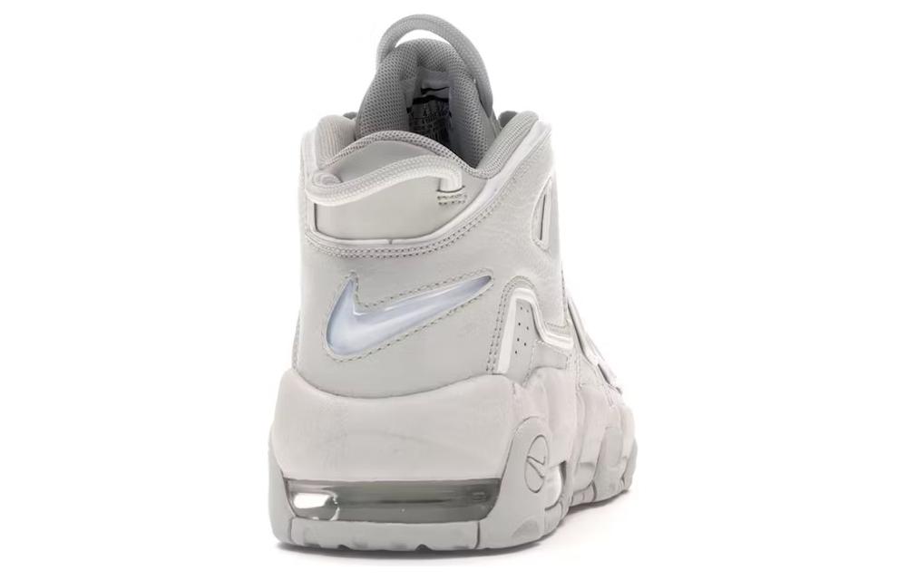 Женские кроссовки Nike Air More Uptempo (белые) — фото 4