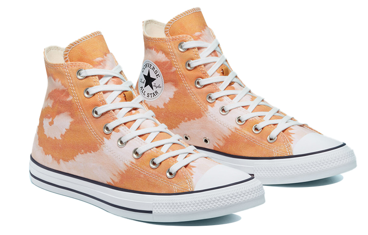Женские кеды Converse Chuck Taylor All Star (розово-оранжевый) — 粉/橘 — фото 3