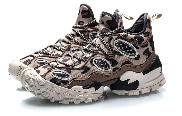 Li Ning COUNTERFLOW Source MONSTER EYE Lense Mid top Basketball Shoes Men’s Leopard Print