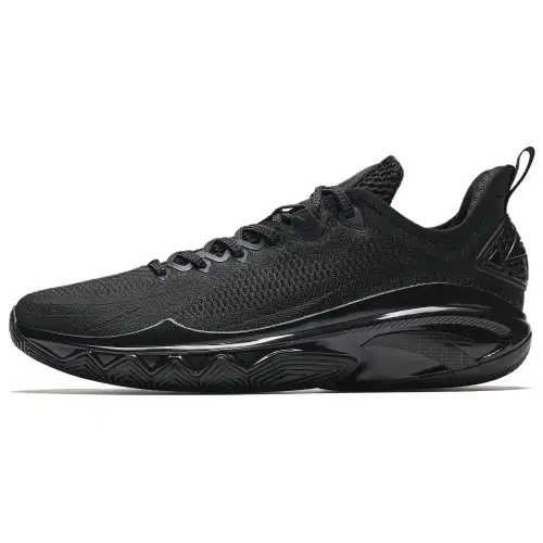 Anta Swagger 2 Cushioning Abrasion Resistant Rebound Low top Basketball Shoes Men's Black
